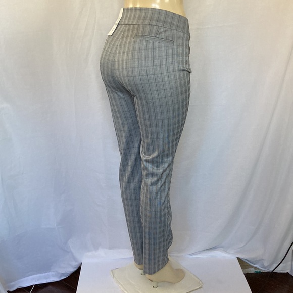 SALE - OPHELIA ROE Trousers Plus Size 2X Plaid Gray/Black Stretchy Skinny NWT - Picture 6 of 8
